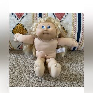 1986 Vintage Cabbage Patch Kids Doll Blond Hair